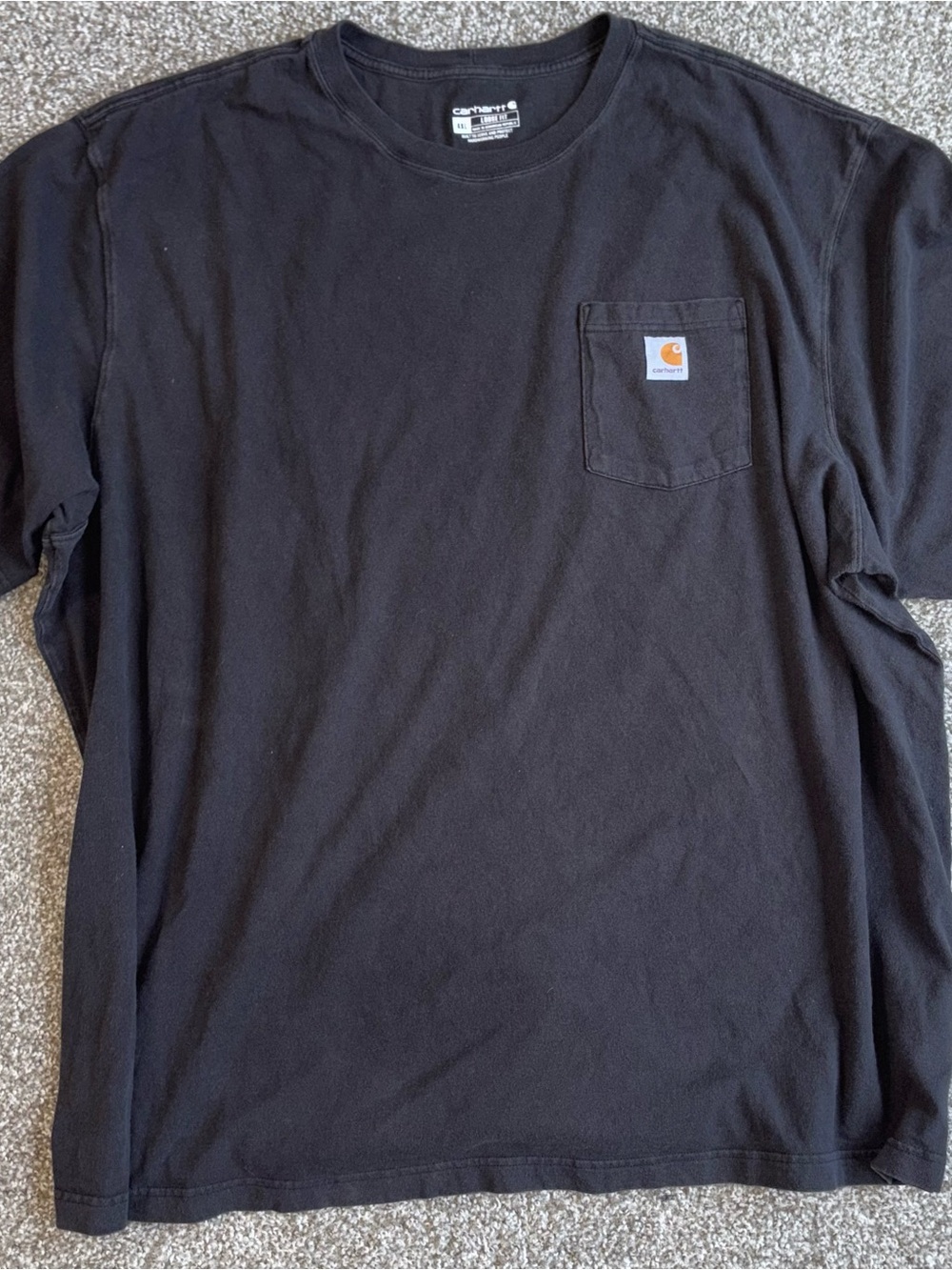 Carhartt Black Short-Sleeve Pocket Tee
